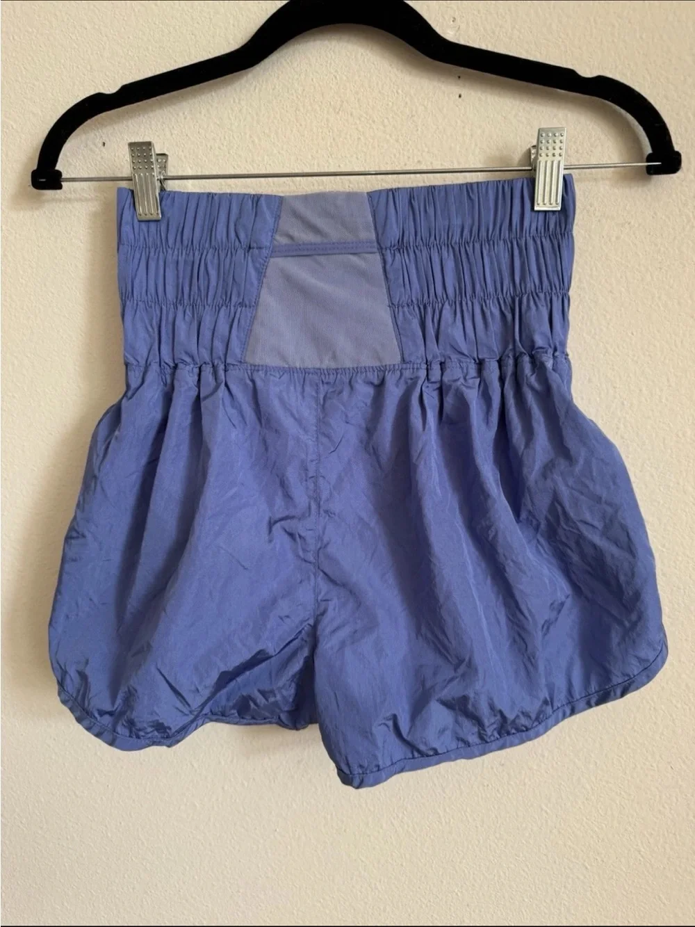 Free People Movement Way Home Purple Blue Workout Shorts size S